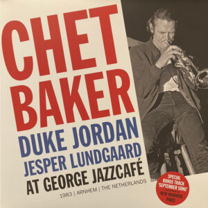 Chet Baker - At George Jazzcafé, 1983, Arnhem, The Netherlands