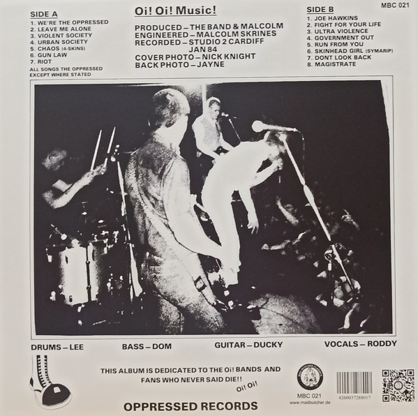 The Oppressed - Oi! Oi! Music! - Imagen 2