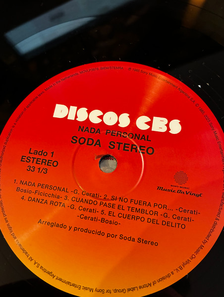 Soda Stereo - Nada Personal - Image 2